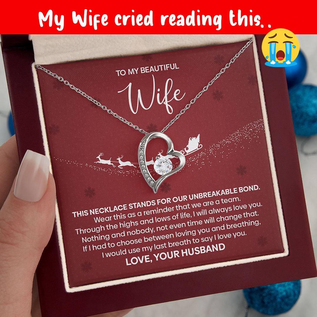 Forever Love Necklace – Heartfelt Christmas Gift for Wife from Husband !