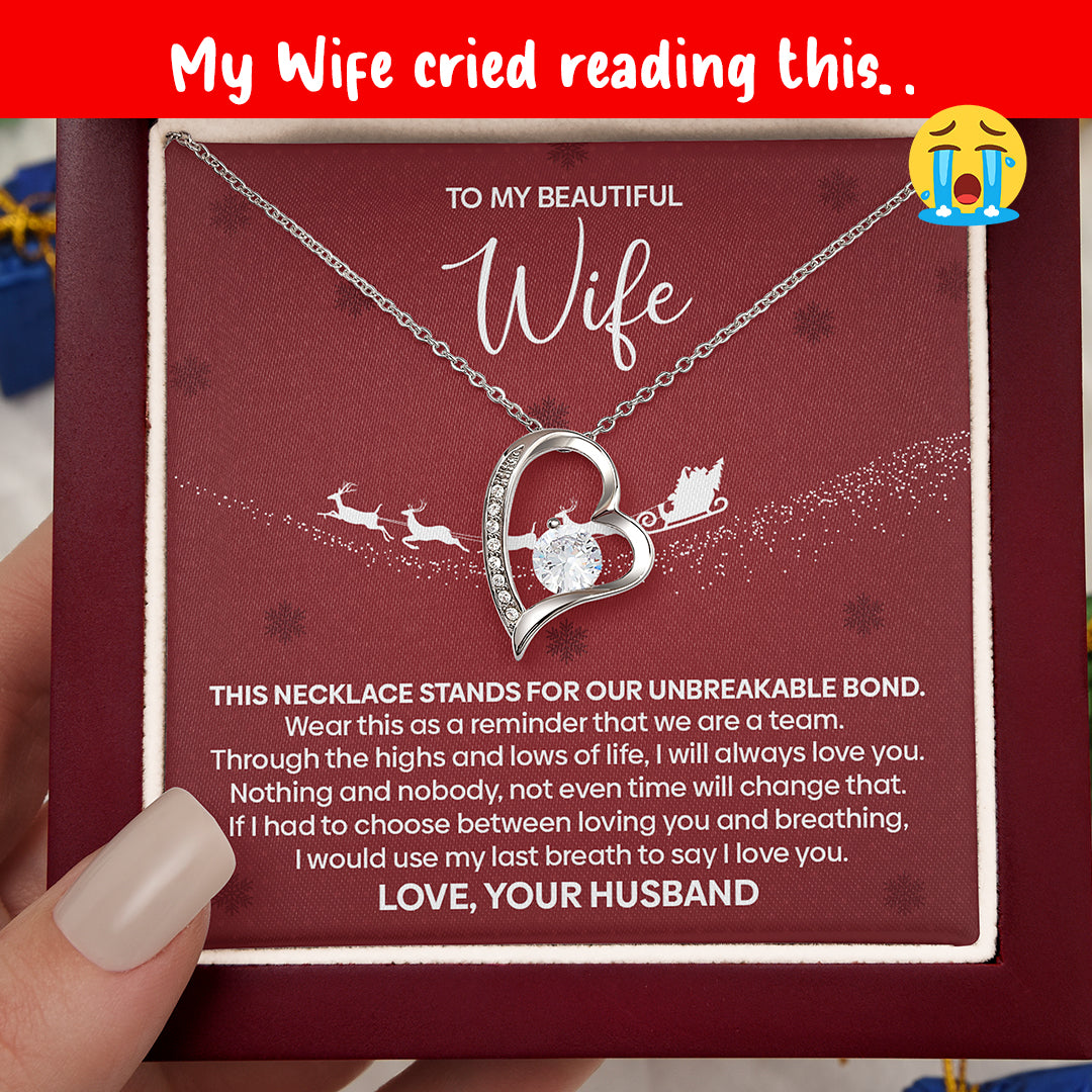 Forever Love Necklace – Heartfelt Christmas Gift for Wife from Husband !