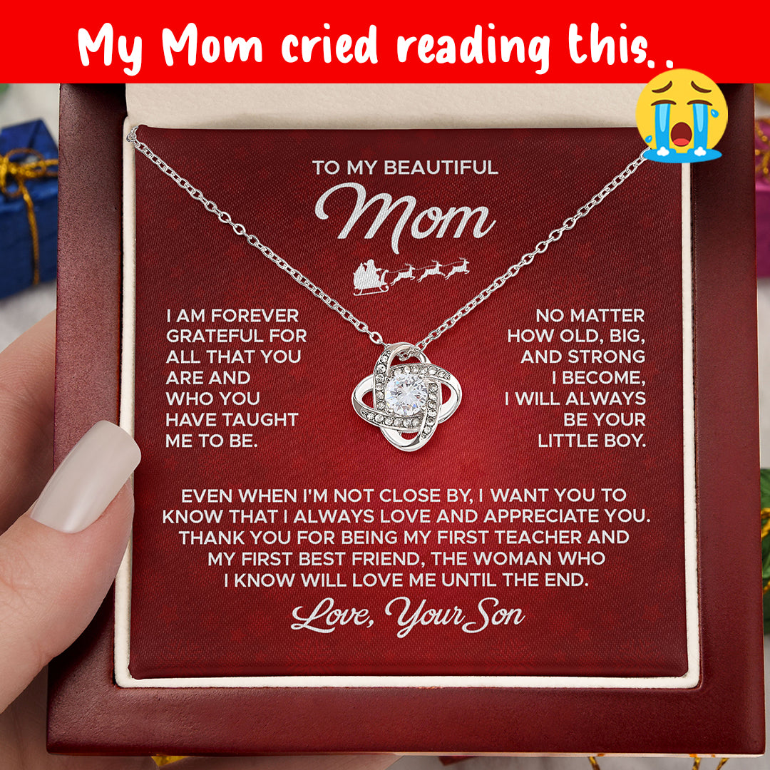 Forever Love Necklace – Heartfelt Gift for Mom from Son