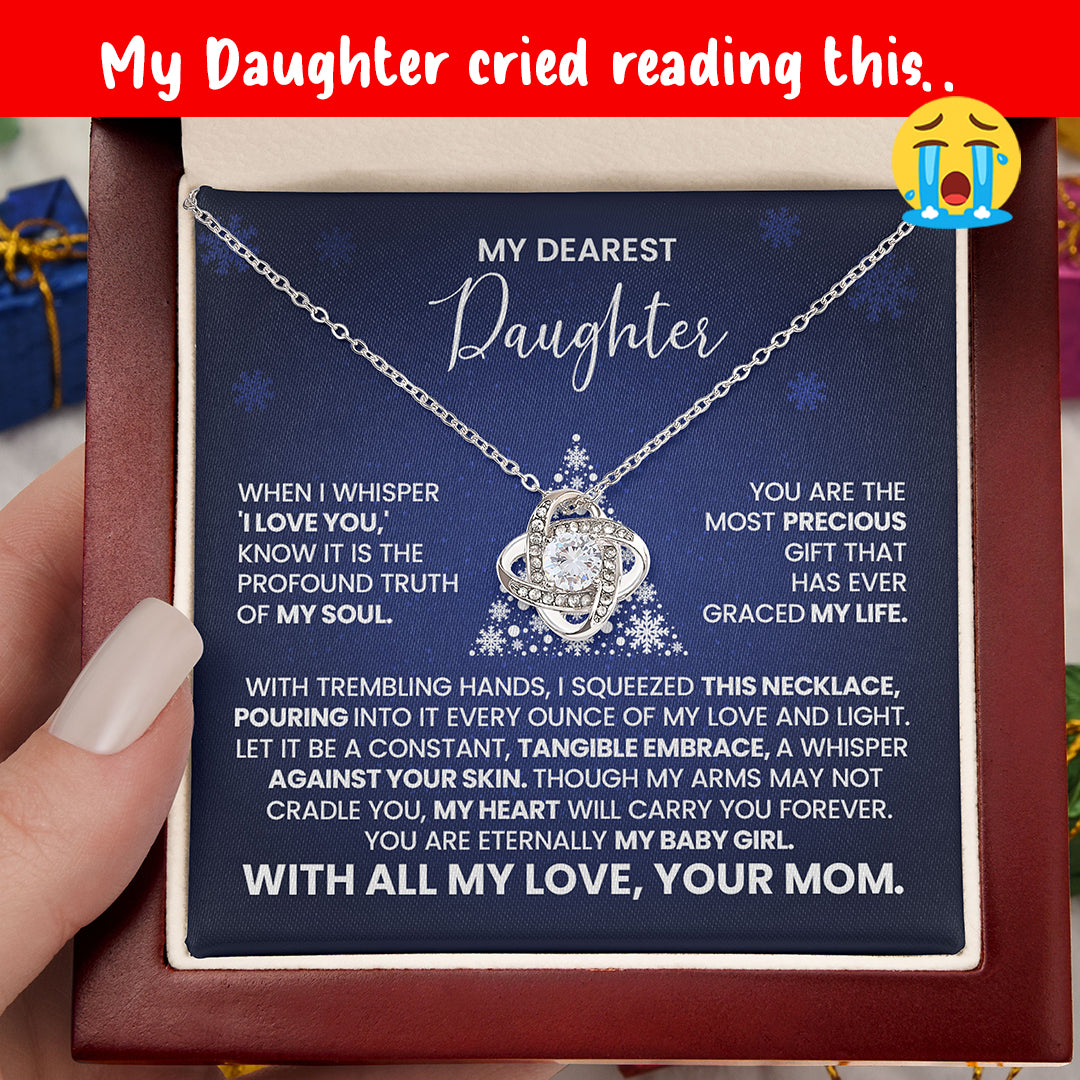 Love Knot Necklace – My Dearest Daughter • With All My Love, Mom