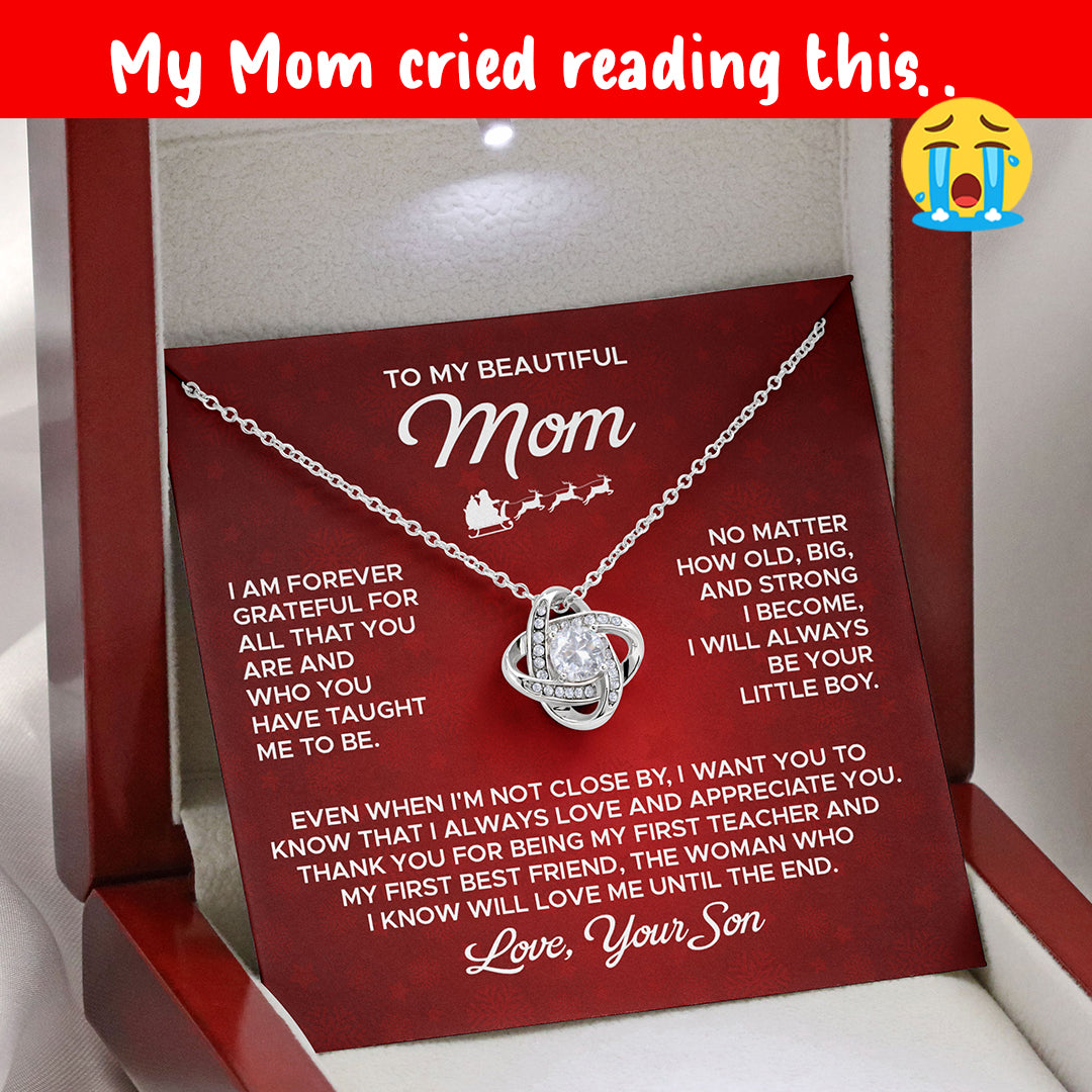 Forever Love Necklace – Heartfelt Gift for Mom from Son