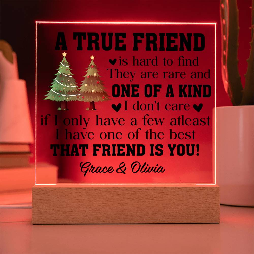 Best Friend Holiday Acrylic Keepsake