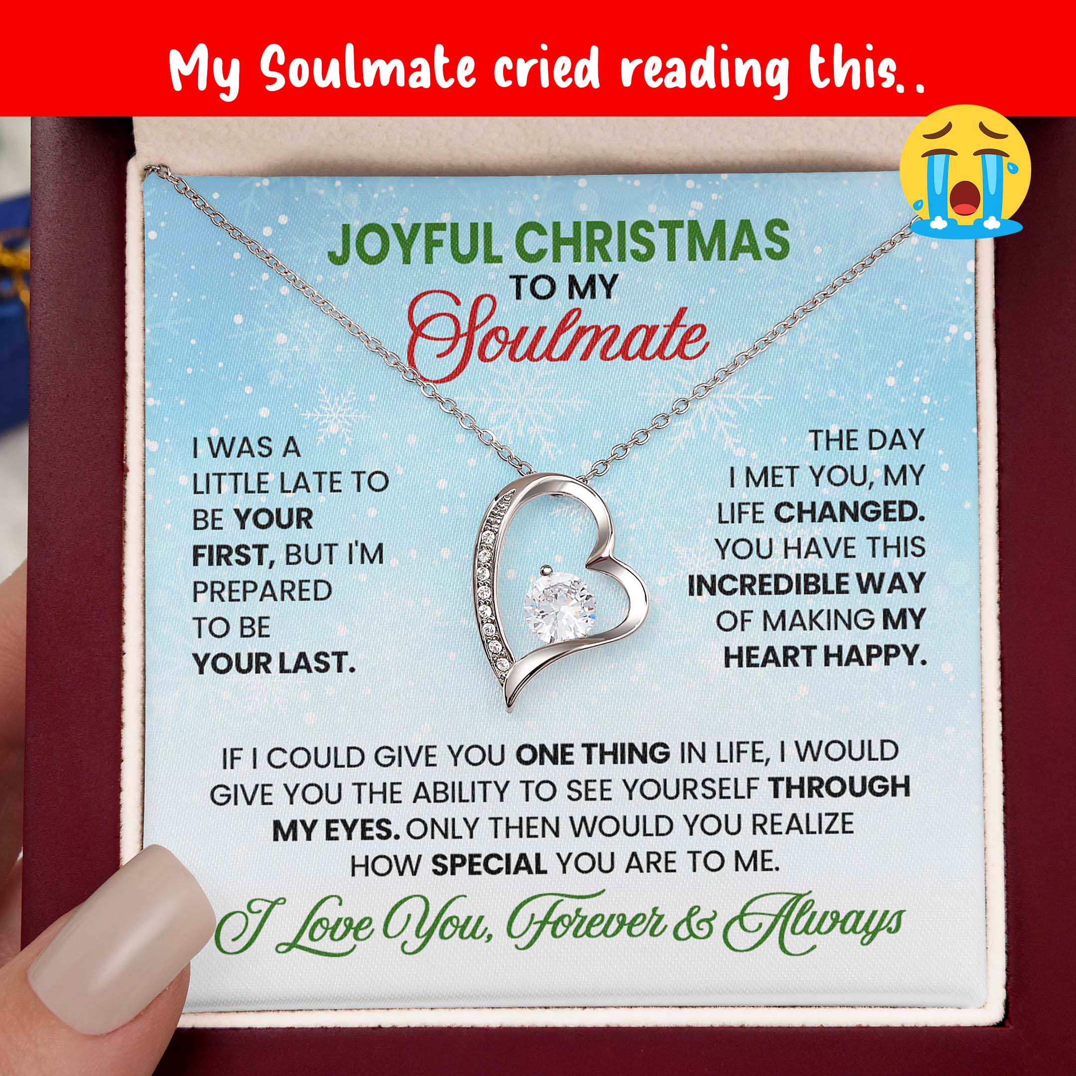 Christmas gift necklace for partner