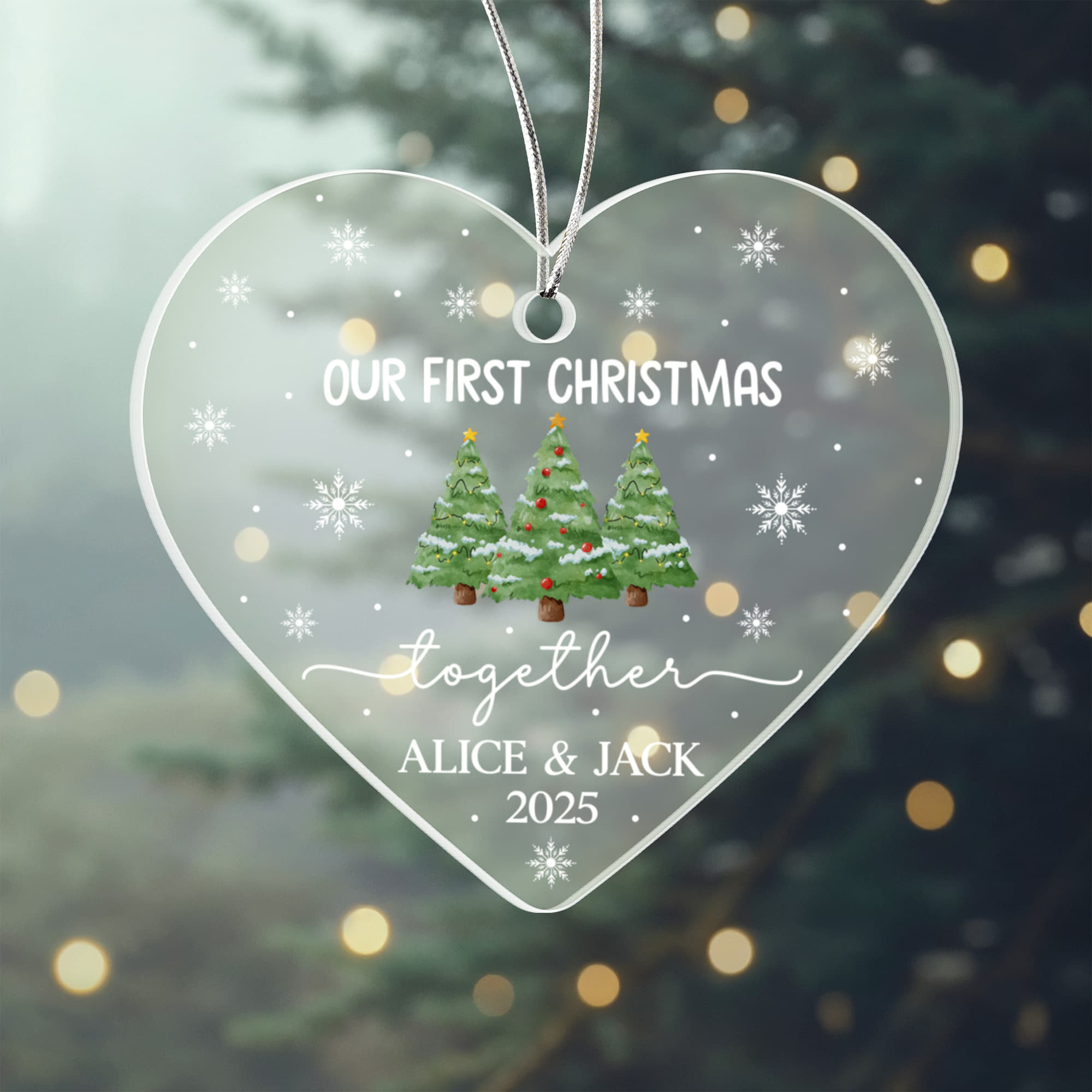 Couple Christmas Keepsake Ornament