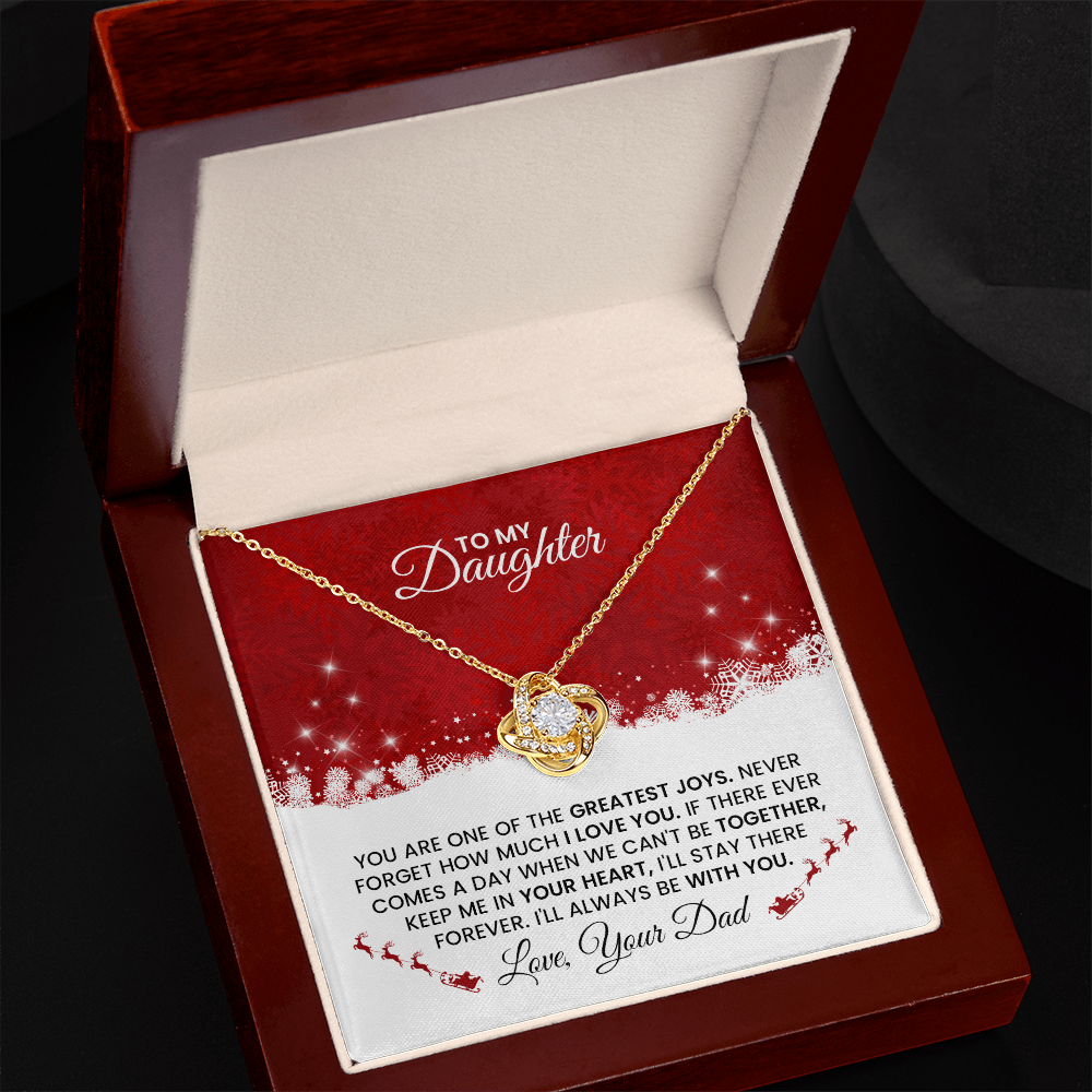 Dad to Daughter Christmas Jewelry Gift