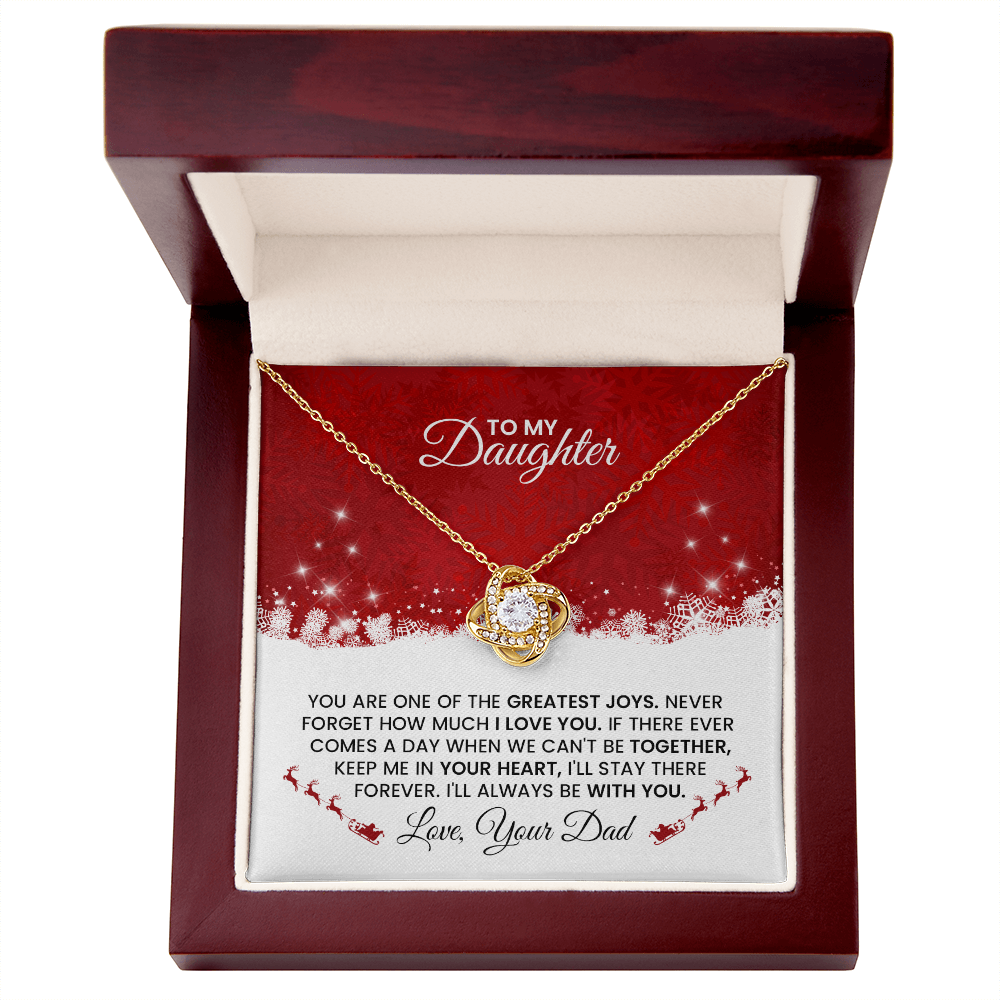 Dad to Daughter Christmas Jewelry Gift
