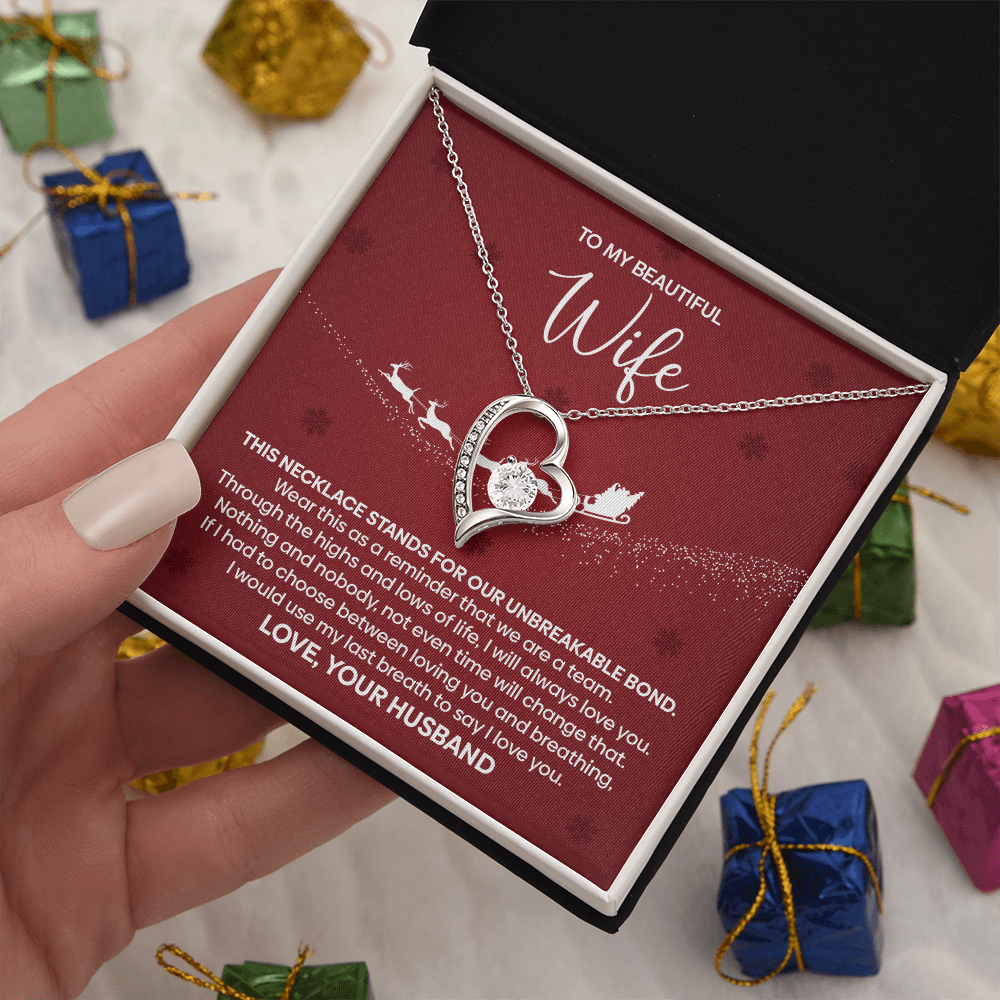 Husband to Wife Christmas Jewelry Present