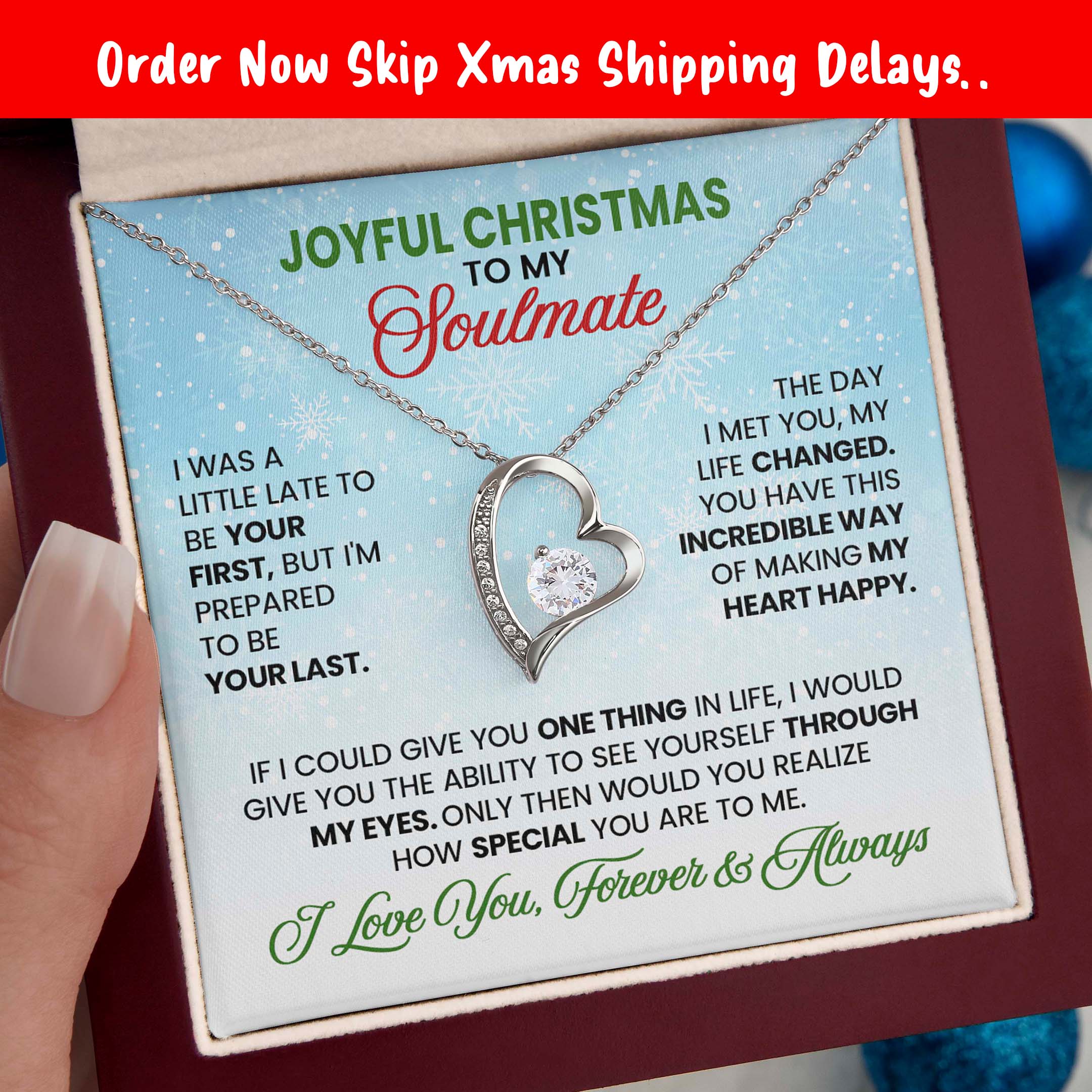 Joyful Christmas soulmate jewelry