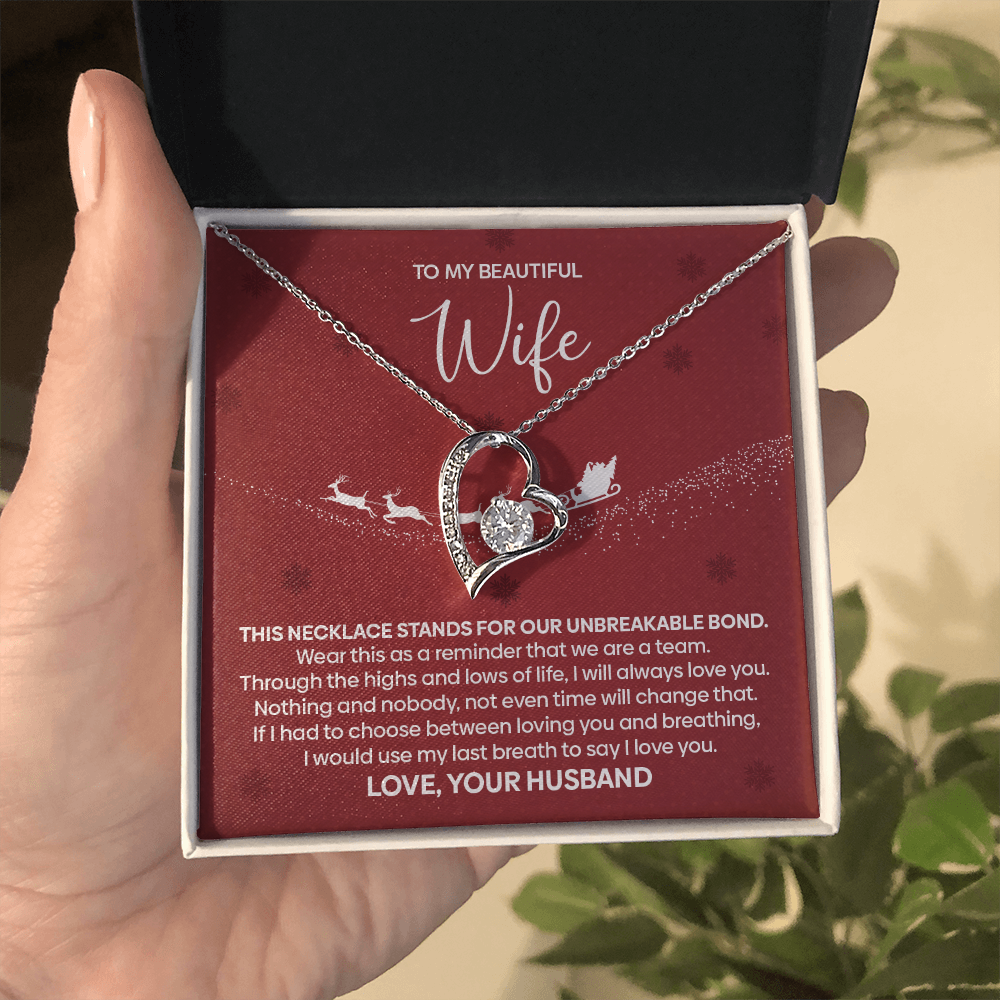 Sentimental Wife Gift with Holiday Message Card