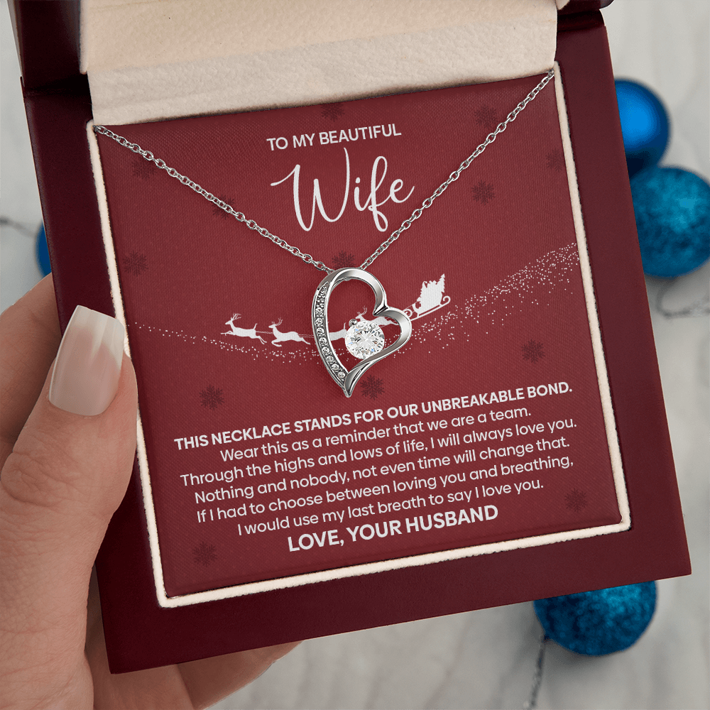 Forever Love Necklace – Heartfelt Christmas Gift for Wife from Husband !