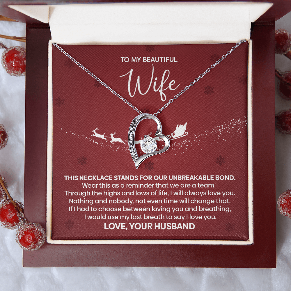 Forever Love Necklace – Heartfelt Christmas Gift for Wife from Husband !