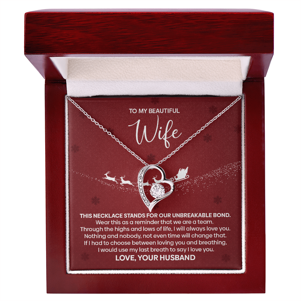 Forever Love Necklace – Heartfelt Christmas Gift for Wife from Husband !