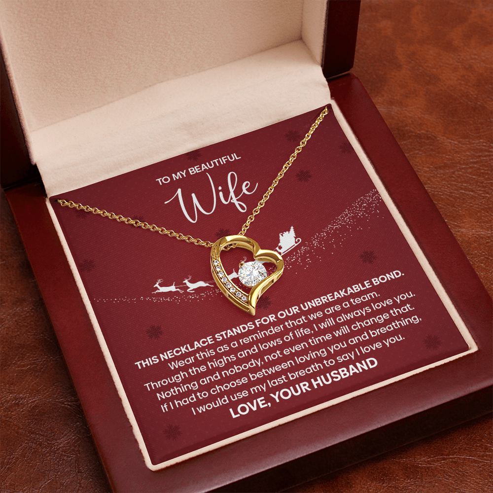 Forever Love Necklace – Heartfelt Christmas Gift for Wife from Husband !