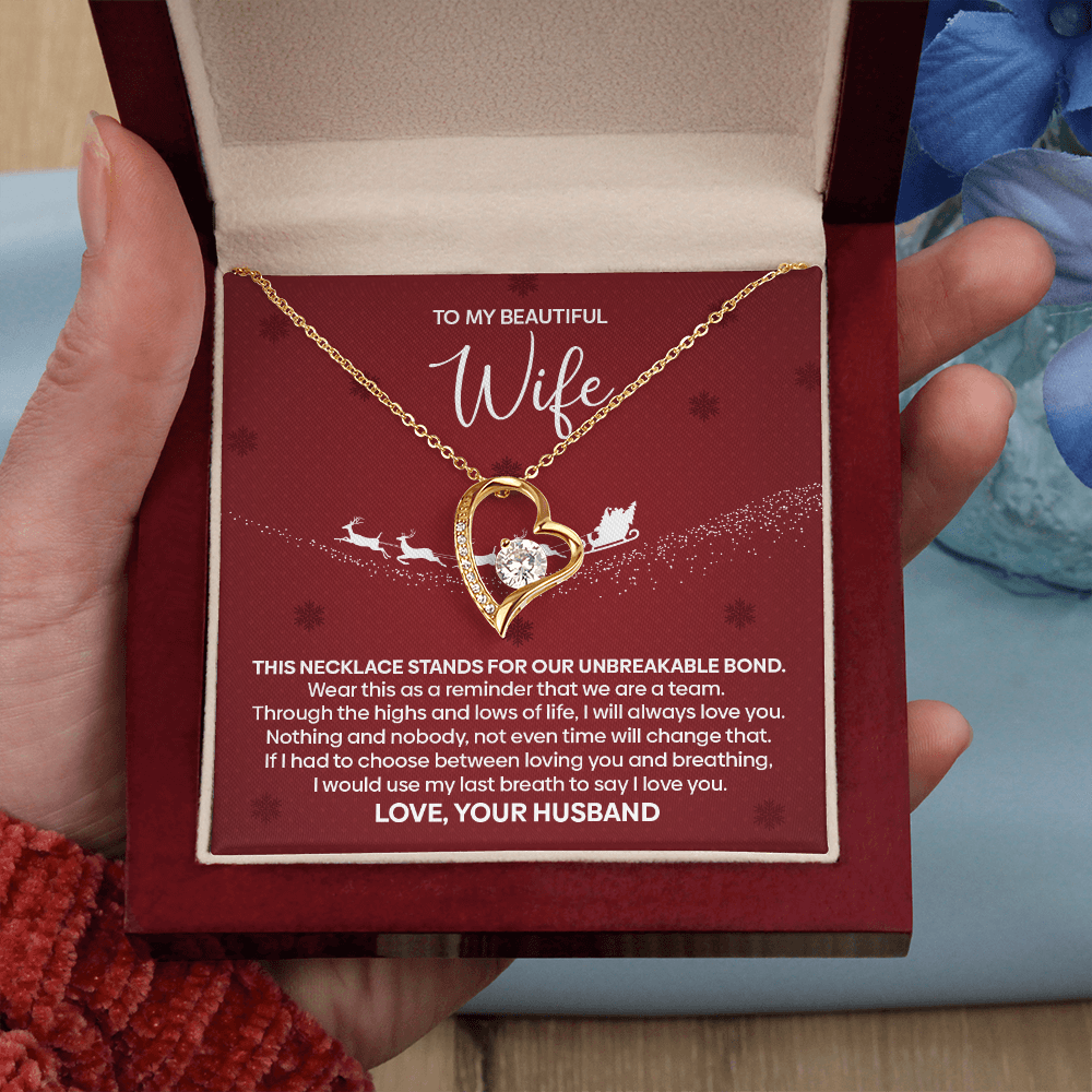Forever Love Necklace – Heartfelt Christmas Gift for Wife from Husband !