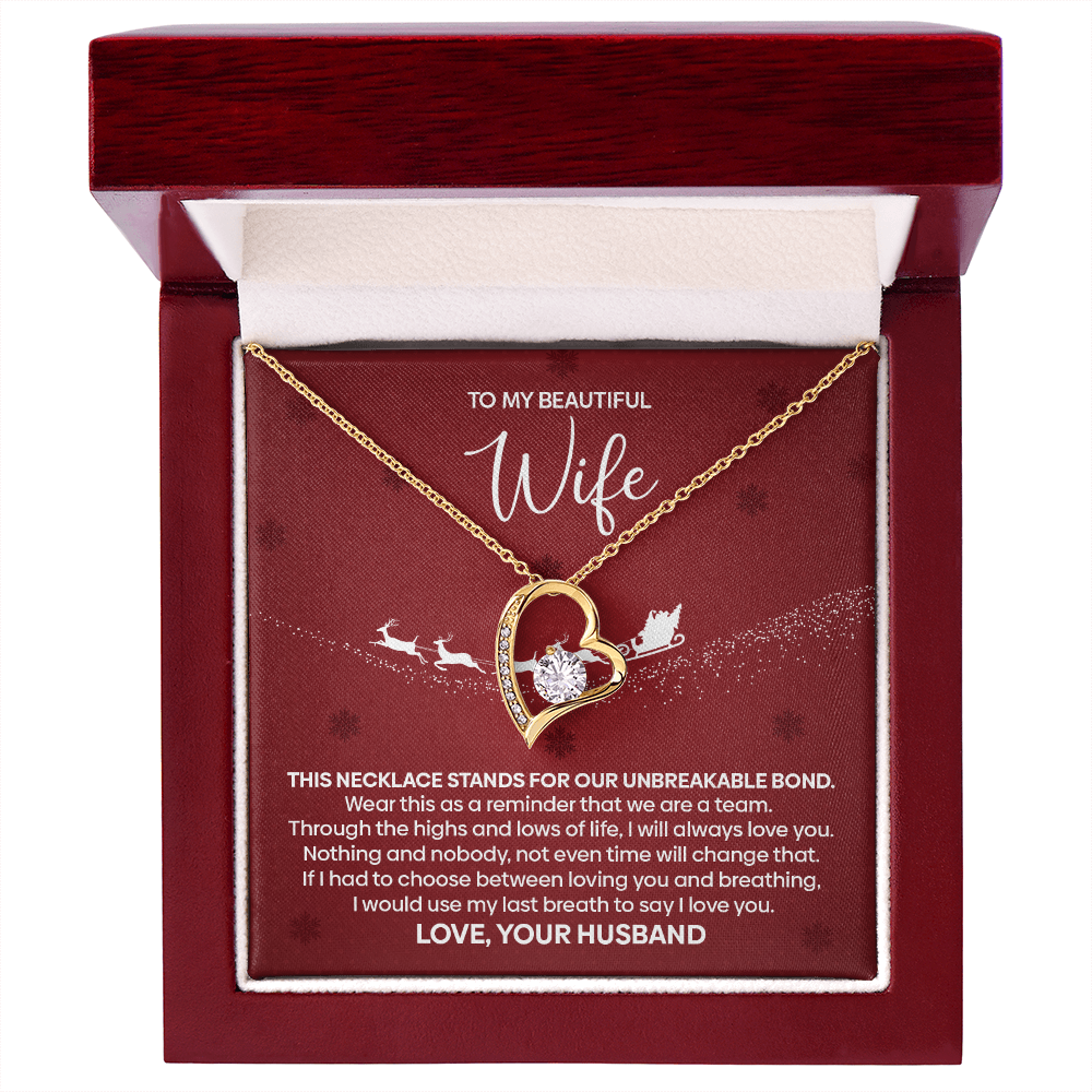 Forever Love Necklace – Heartfelt Christmas Gift for Wife from Husband !