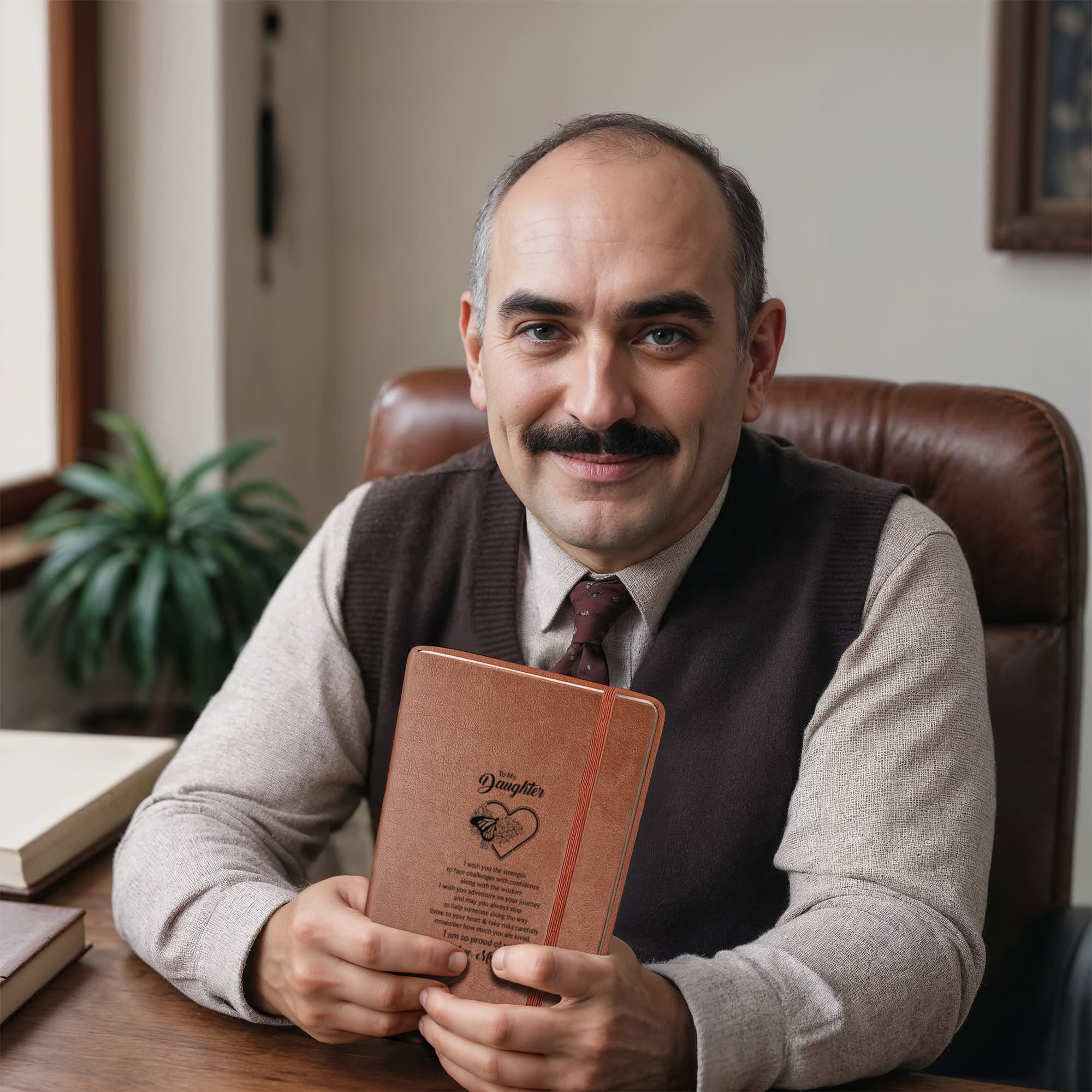 To My Daughter Butterfly Journal Mom's Love Letter Notebook