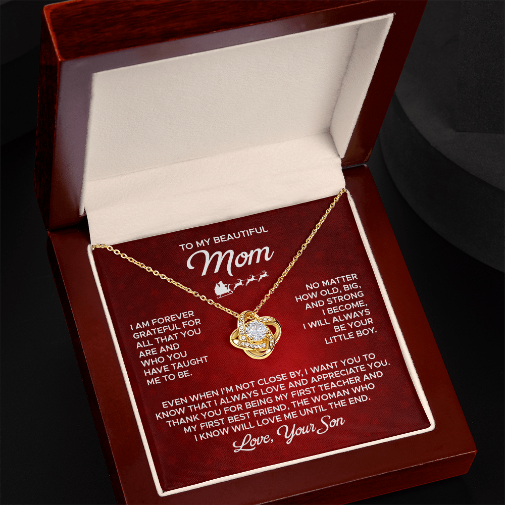Forever Love Necklace – Heartfelt Gift for Mom from Son