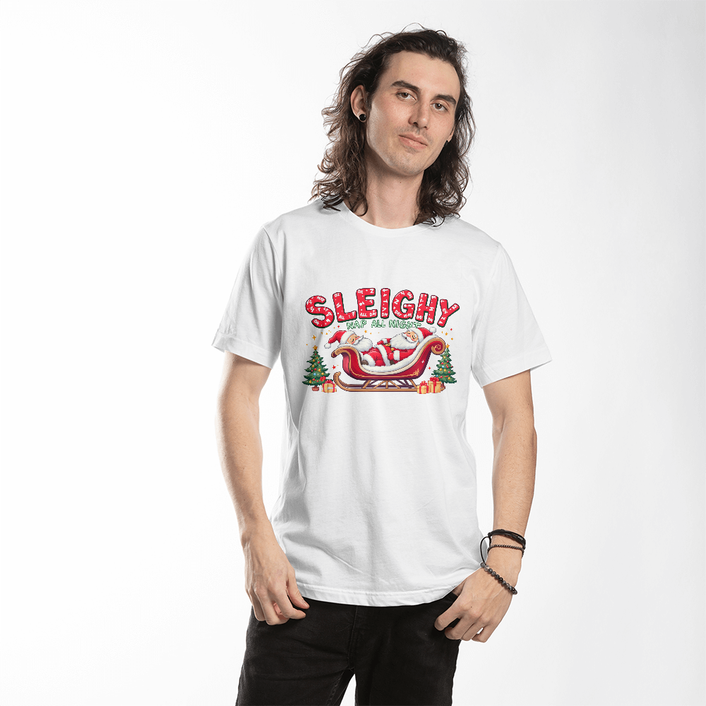 Sleighy - Nap All Night  Unisex T-shirt Front Print