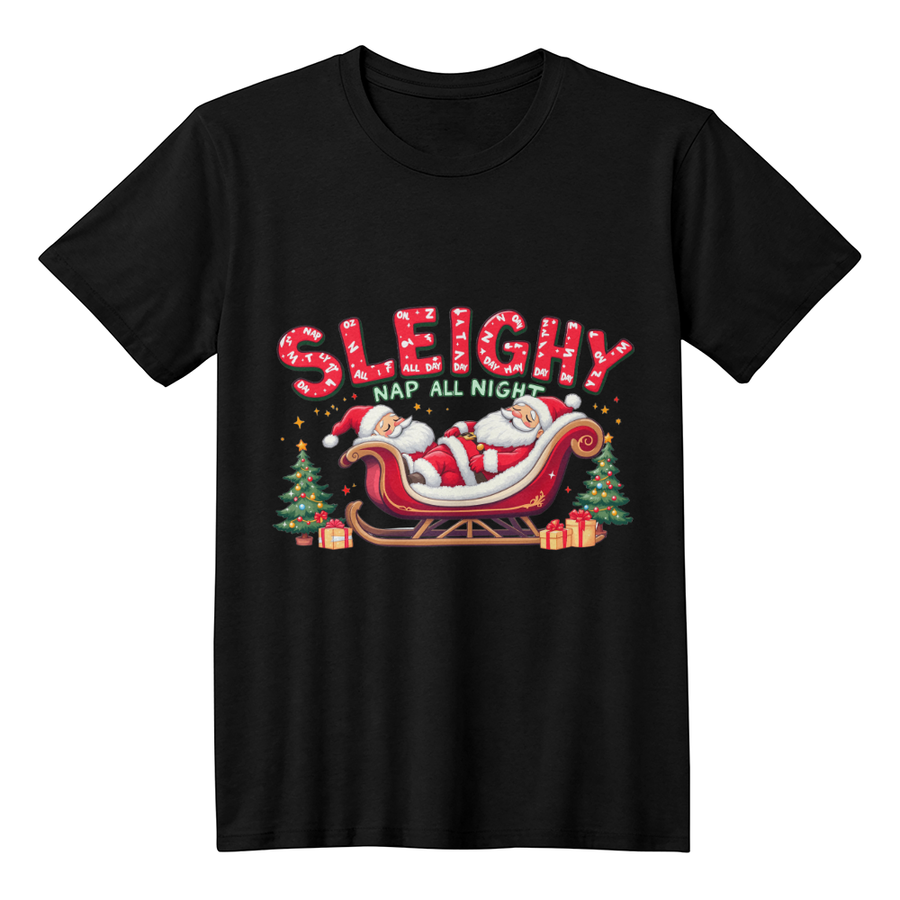 Sleighy - Nap All Night  Unisex T-shirt Front Print