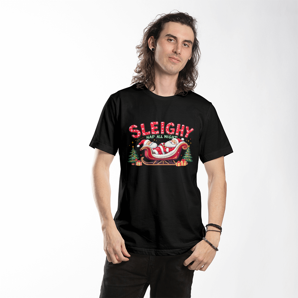 Sleighy - Nap All Night  Unisex T-shirt Front Print