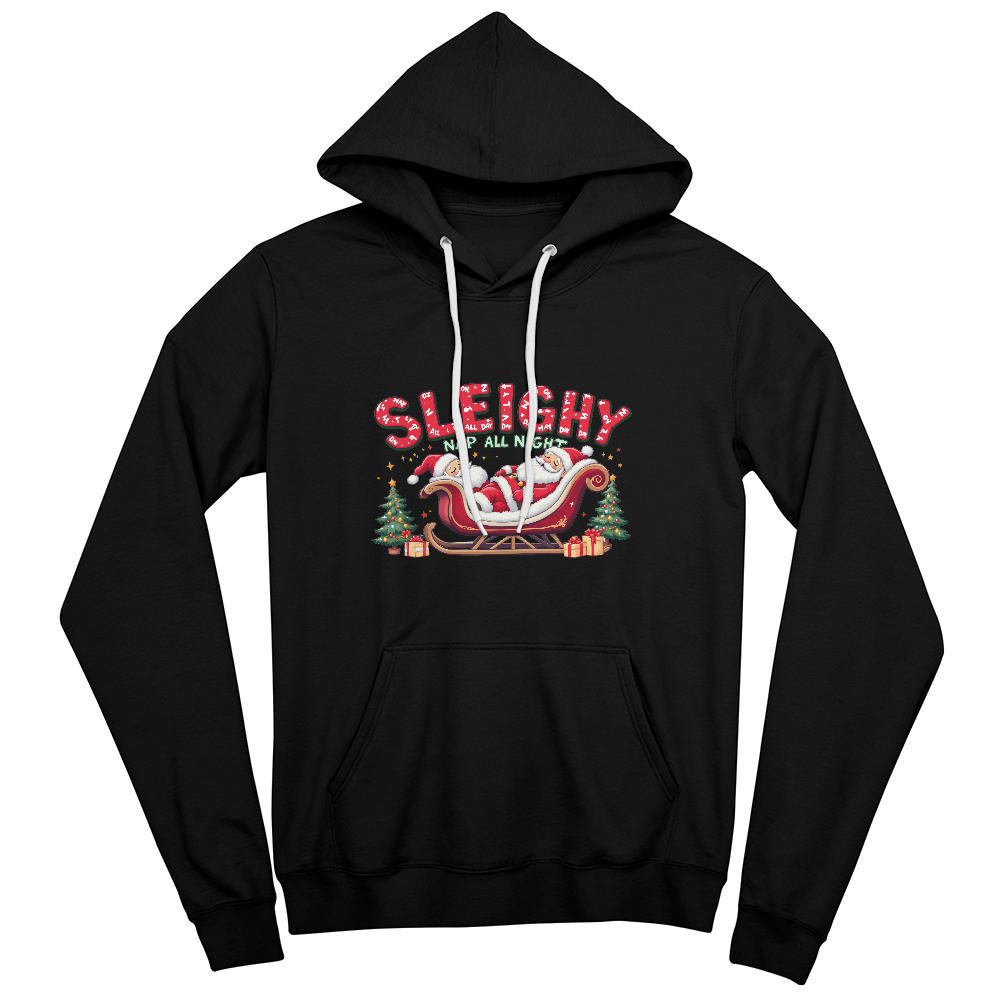 Sleighy - Nap All Night  Unisex Pullover Hoodie Front Print
