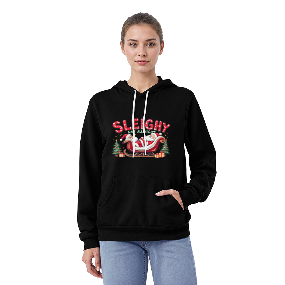 Sleighy - Nap All Night  Unisex Pullover Hoodie Front Print