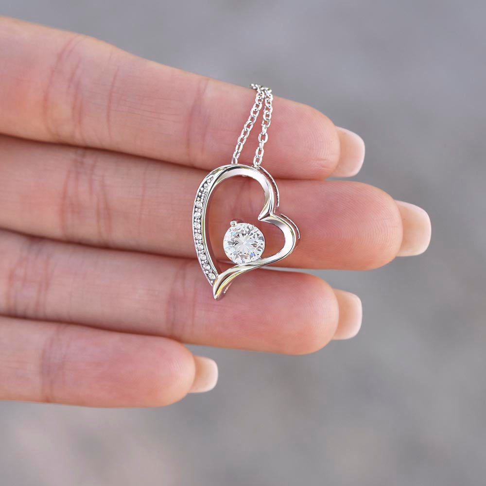 To My Beautiful daughter, I Love You To The Moon And Back- Forever Love Necklace!