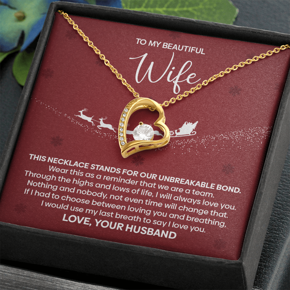 Forever Love Necklace – Heartfelt Christmas Gift for Wife from Husband !