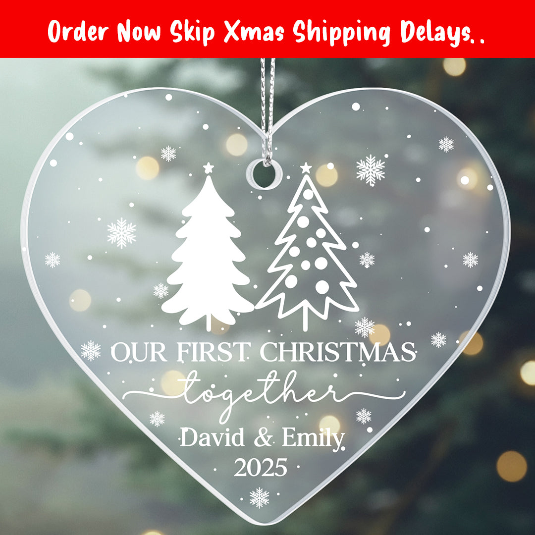 personalized couple holiday decor